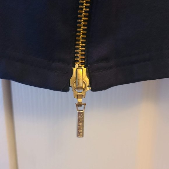 SPANNER Sporty Navy Jacket w Gold Accents 6 - Picture 8 of 9
